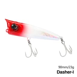 TSURINOYA 90F Topwater Popper Fishing Lure 90mm 23g DASHER Surface Floating Hard Bait For Saltwater Power Fishing SW Game Model