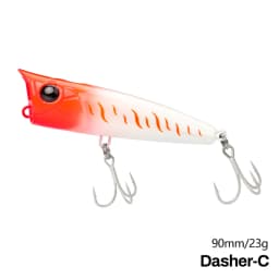 TSURINOYA 90F Topwater Popper Fishing Lure 90mm 23g DASHER Surface Floating Hard Bait For Saltwater Power Fishing SW Game Model