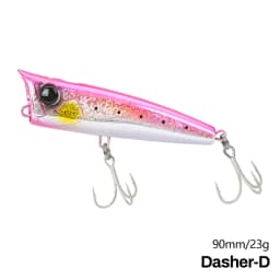 TSURINOYA 90F Topwater Popper Fishing Lure 90mm 23g DASHER Surface Floating Hard Bait For Saltwater Power Fishing SW Game Model