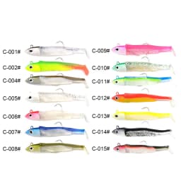 FTK Soft Black Minnow Jig Head 5g 12g 25g Fishing Lure Wobblers Jig Head Silicone Baits Crank Hook Jigging Bass Pike Zander