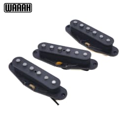 WAAAH S.R.V Style Blues City Limits SSS Captadores Alnico 5 Guitar Pickups Single Coil for ST Guitar WAA52PSTSRV
