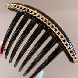 Pearl Sequins Hair Clips Side Comb Tooth Foldable Hair Pin Ladies Hair Ornaments Accessories