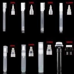 1Pcs Plastic Empty Paint Pen Graffiti Pen 3mm 5mm 65mm 8mm 10mm Empty Pen Rod Plastic Liquid Chalk Marker Barrels Pen