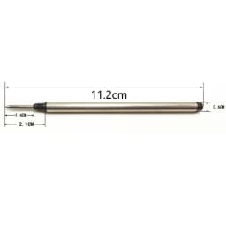 113mmx6mm 0.5 Tip Rollerball Pen Refills Ballpen Refill fits For Mont Blanc German Ink P163 105159 H-12 M710 M506 107878 M401