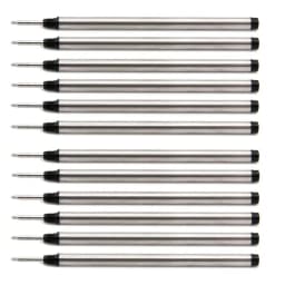 113mmx6mm 0.5 Tip Rollerball Pen Refills Ballpen Refill fits For Mont Blanc German Ink P163 105159 H-12 M710 M506 107878 M401