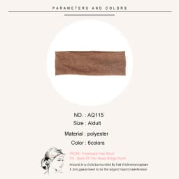 Geebro Women Casual Multicolor silk thread Headbands High Quality Head band Lady Stretch Knitted Elastic Hair Bands Accessories