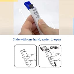 Japanese Stationery Uni UL-S Automatic Lead Anti-Fouling Thickened Black Non-Breakable Student Pencil Lead 0.3/0.4/0.5/0.7/0.9mm