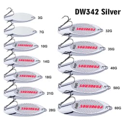 PRO BEROS 1.5g-60g Metal Spinner Spoon Lures Trout Fishing Lure Hard Bait Sequins Artificial Baits Spinnerbait Fish Tools