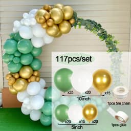 Jungle Safari Birthday Party Balloon Garland Kit Wedding Baby Shower Wild One Kid Birthday Party Balloon Background Decorations