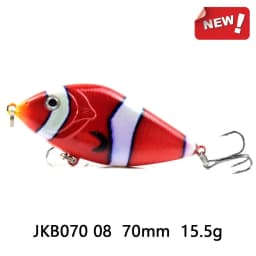 ALASICKA 70/100MM 14.5/45G For Pike Musky Fishing Slow Sinking Jerkbait Fishing Lure Slider Swim Action Hard Body Jerk Bait