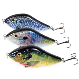 ALASICKA 70/100MM 14.5/45G For Pike Musky Fishing Slow Sinking Jerkbait Fishing Lure Slider Swim Action Hard Body Jerk Bait