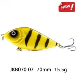 ALASICKA 70/100MM 14.5/45G For Pike Musky Fishing Slow Sinking Jerkbait Fishing Lure Slider Swim Action Hard Body Jerk Bait