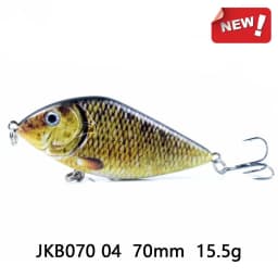 ALASICKA 70/100MM 14.5/45G For Pike Musky Fishing Slow Sinking Jerkbait Fishing Lure Slider Swim Action Hard Body Jerk Bait
