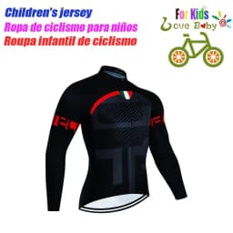 High Quality Kids Cycling Clothing Summer Kids Jersey Set Biking Long Sleeve Clothes Suit MTB Children's Cycling Wear 2023