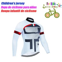 High Quality Kids Cycling Clothing Summer Kids Jersey Set Biking Long Sleeve Clothes Suit MTB Children's Cycling Wear 2023