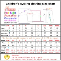 High Quality Kids Cycling Clothing Summer Kids Jersey Set Biking Long Sleeve Clothes Suit MTB Children's Cycling Wear 2023