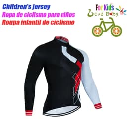 High Quality Kids Cycling Clothing Summer Kids Jersey Set Biking Long Sleeve Clothes Suit MTB Children's Cycling Wear 2023
