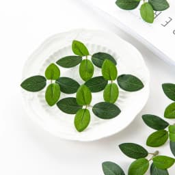 50PC Artificial Flowers Silk Tea Leaf Fake Plants DIY Scrapbook Candy Box Wedding Bridal Bouquet Valentine's Home Party Decora