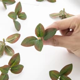 50PC Artificial Flowers Silk Tea Leaf Fake Plants DIY Scrapbook Candy Box Wedding Bridal Bouquet Valentine's Home Party Decora