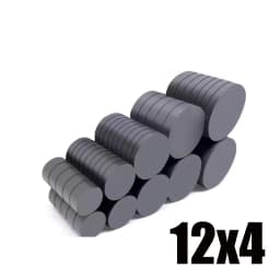 10x3 10x4 10x5 15X3 15X4 15X5mm Black Small Round Magnet Fridge Ferrite Magnet  Round Speaker Magnet Permanent Magnet