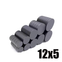 10x3 10x4 10x5 15X3 15X4 15X5mm Black Small Round Magnet Fridge Ferrite Magnet  Round Speaker Magnet Permanent Magnet