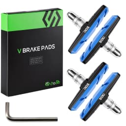 CNCLOL Bike V-Brake Pads 55mm / 70mm, Fit Mtb,Folding,BMX Bicycle Rubber Brake Shoes 2 Pairs, Fit Shimano/SRAM V Brake