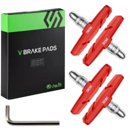 CNCLOL Bike V-Brake Pads 55mm / 70mm, Fit Mtb,Folding,BMX Bicycle Rubber Brake Shoes 2 Pairs, Fit Shimano/SRAM V Brake