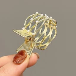 Korean Pearl Crystal Hair Claws Clips Women Geometric Hair Claw Girls Clamps Hair Crab Headband Hairpin Fashion Hair Accessories