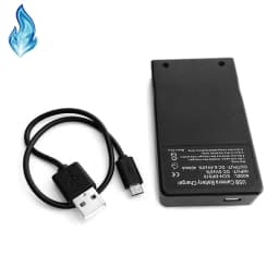 NP-FM50 Battery USB Charger for Sony Cyber-shot Mavica MVC-CD Hi8 CCD-TRV DVD Handycam & MiniDV DCR-HC DCR-PC DCR-TRV