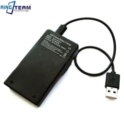 NP-FM50 Battery USB Charger for Sony Cyber-shot Mavica MVC-CD Hi8 CCD-TRV DVD Handycam & MiniDV DCR-HC DCR-PC DCR-TRV