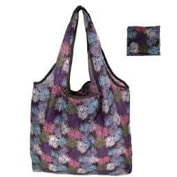 Fashion Printing Foldable Eco-Friendly Shopping Bag Tote Folding Pouch Handbags Convenient Large-capacity for Travel Grocery Bag
