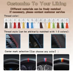 Custom Car Steering Wheel Braid Cover Non-slip 100% Fit For Lexus GS300 2004-2007 ES250 2005 Car Accessories Steering Wrap