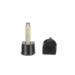 10pcs Black Women Shoes High Heel Repair Tips Pins Heel Stoppers Protect Dowel Lifts Replacement For High Heel Tips Taps