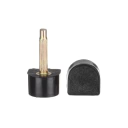 10pcs Black Women Shoes High Heel Repair Tips Pins Heel Stoppers Protect Dowel Lifts Replacement For High Heel Tips Taps