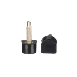 10pcs Black Women Shoes High Heel Repair Tips Pins Heel Stoppers Protect Dowel Lifts Replacement For High Heel Tips Taps