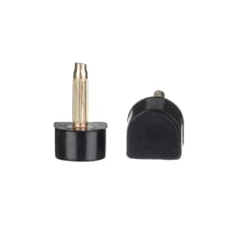 10pcs Black Women Shoes High Heel Repair Tips Pins Heel Stoppers Protect Dowel Lifts Replacement For High Heel Tips Taps