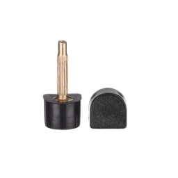 10pcs Black Women Shoes High Heel Repair Tips Pins Heel Stoppers Protect Dowel Lifts Replacement For High Heel Tips Taps