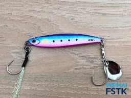 FSTK New Fishing Lure Metal Jig 30g40g60g Offshore Bass Spoon Sea Artificial Bait with Assist Hook Trout Saltwater Jigging Lure