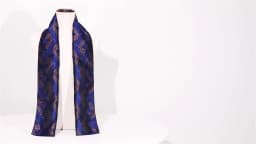 Fashion Silk Scarf Luxury Band Designer Men Women Black Paisley Shawl Bandanna Flulard Muffler Pashmina Barry. Wang A-1022
