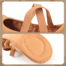 Ballet Dance Shoes for Women Girls Split Soft Sole Stretch Canvas Ballet Slippers Elastic Fabric Professional Ballet Shoes
