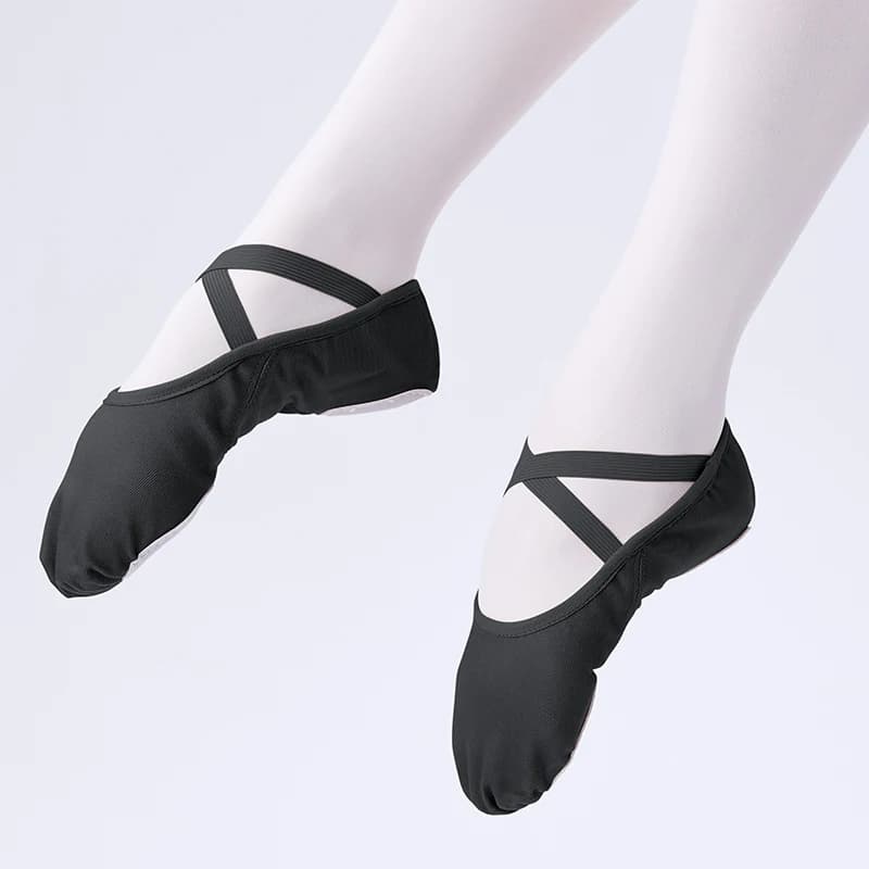Ballet Dance Shoes for Women Girls Split Soft Sole Stretch Canvas Ballet Slippers Elastic Fabric Professional Ballet Shoes