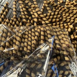 Crispy Egg Roll Corn Chocolate Bag, Same Cake, Ice Cream, Waffle Decoration Accessories, DIY Cream Display Props, Food Play