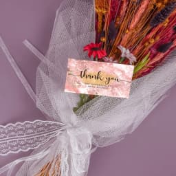 10-30pcs New Thank You Card For Supporting Business Package Decoration "Gorgeous Thanks" Business Card Handmade With Love