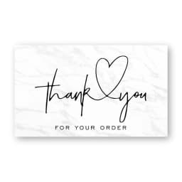 10-30pcs New Thank You Card For Supporting Business Package Decoration "Gorgeous Thanks" Business Card Handmade With Love