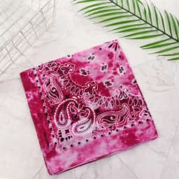 Tie Dye Bandana Cotton Paisley Bandanas Headbands Cowboy Handkerchiefs for Men and Women Colorful Hip-Hop Cycling Outdoor