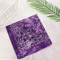Tie Dye Bandana Cotton Paisley Bandanas Headbands Cowboy Handkerchiefs for Men and Women Colorful Hip-Hop Cycling Outdoor
