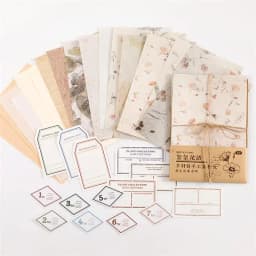 30 pcs/lot Vintage Background paper Diy Scrapbooking material paper Decorative Labels junk journal Stationery supplies