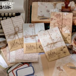 30 pcs/lot Vintage Background paper Diy Scrapbooking material paper Decorative Labels junk journal Stationery supplies