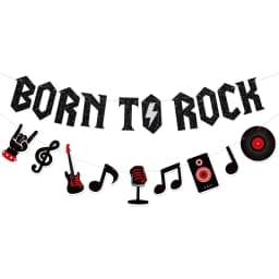 1950s Rock Party Decor Music Theme Baby's 1st Birthday Party Supplies