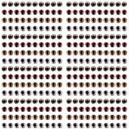320Pcs Fish eyes for lures 4D 3mm 4mm 5mm 6mm Simulation Fishing eyes Fly Tying Minnow Bait Artificial Crafts DIY Making Tackle